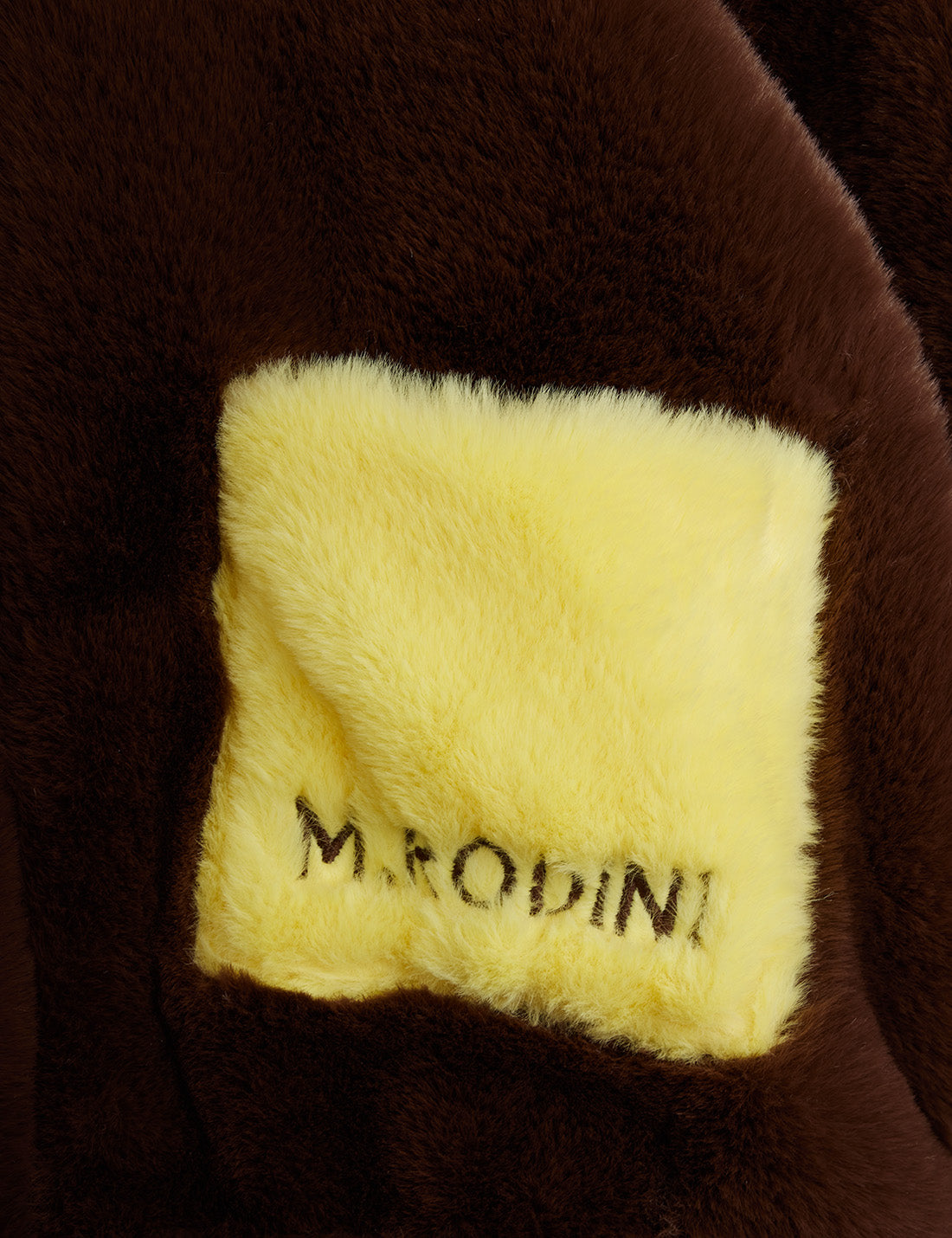 Rabbit ear faux fur jacket, Mini Rodini