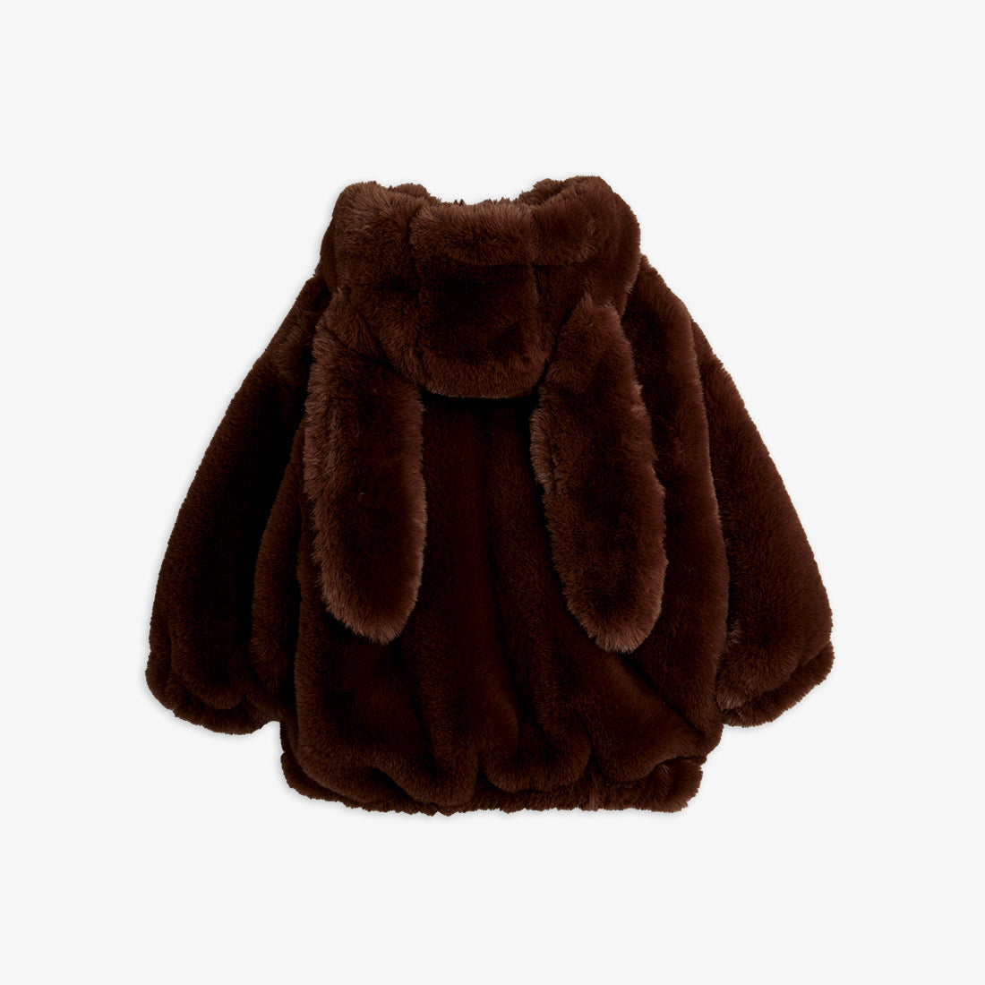 Rabbit ear faux fur jacket, Mini Rodini
