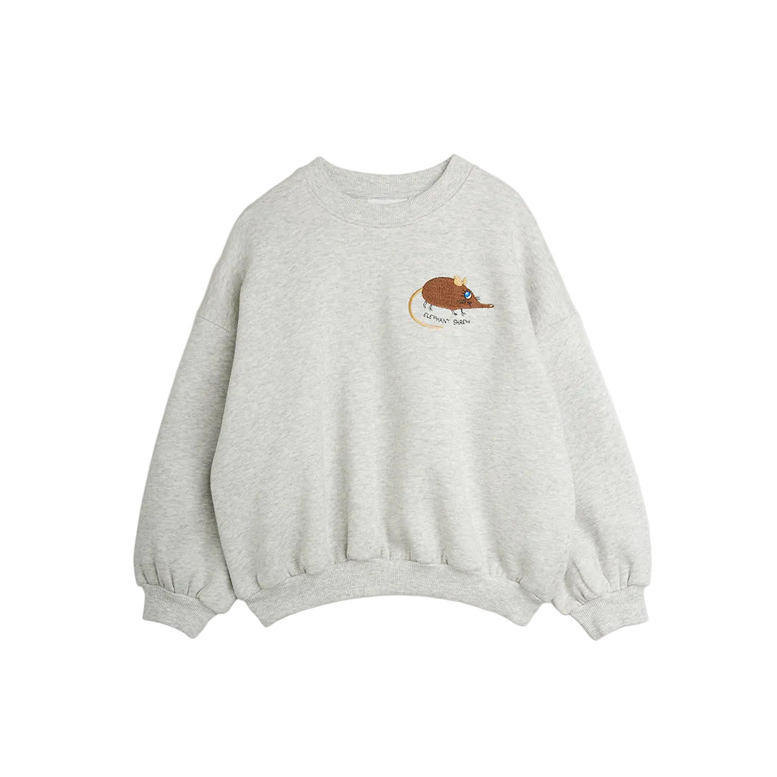 Elephant shrew emb sweatshirt, Mini Rodini