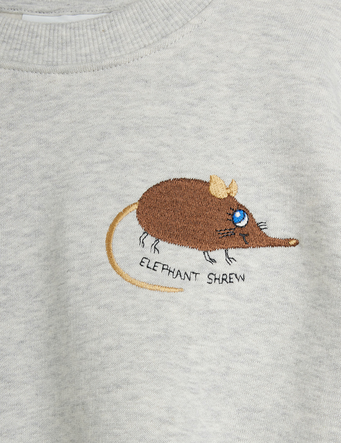 Elephant shrew emb sweatshirt, Mini Rodini