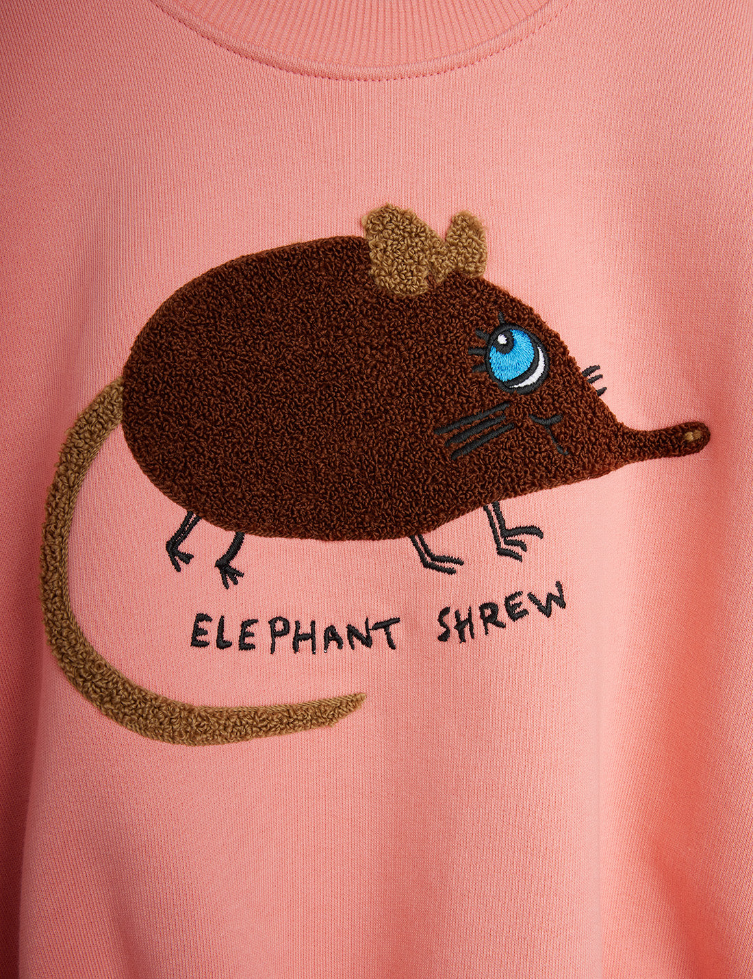 Elephant shrew chenille sweatshirt, Mini Rodini