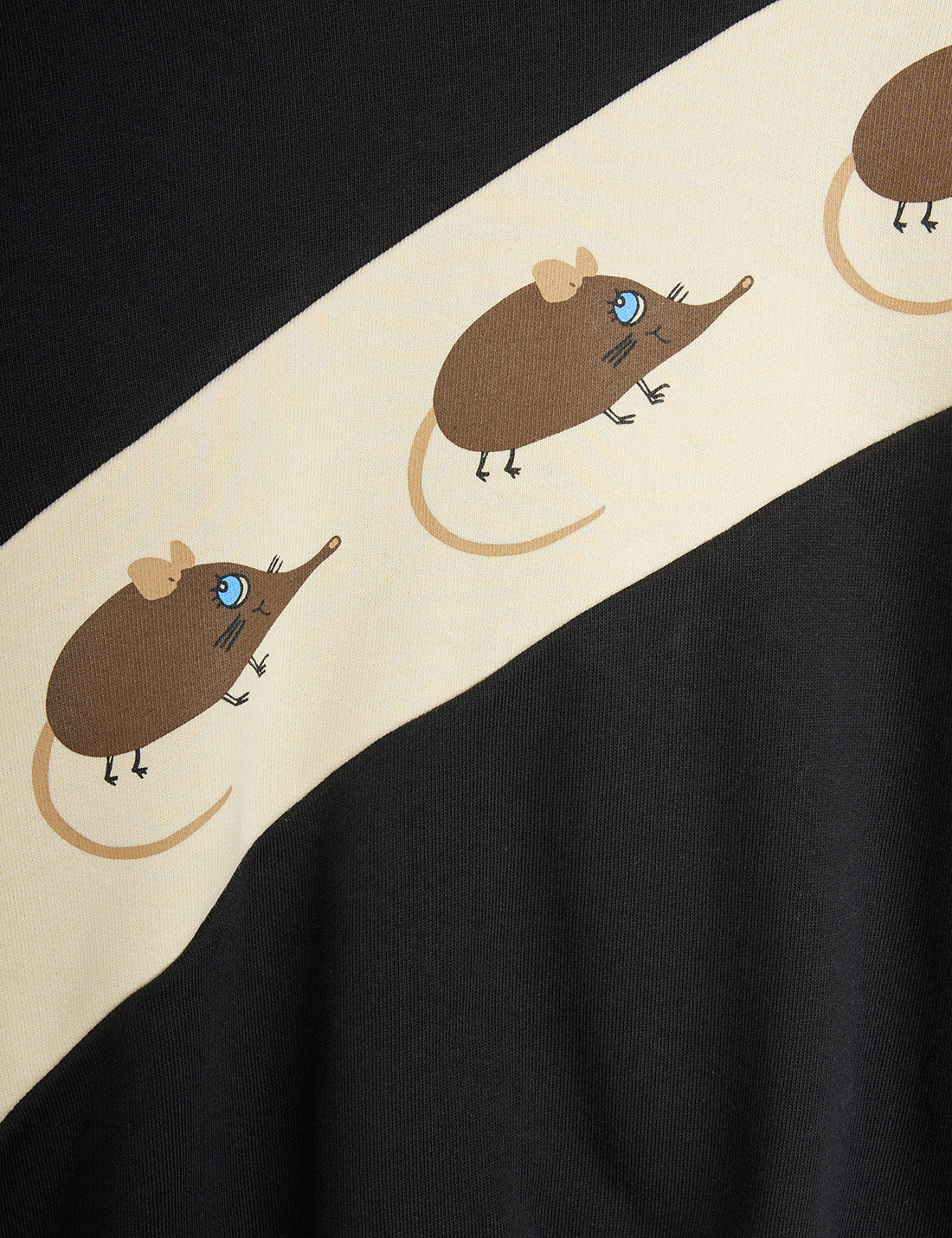 Elephant shrew panel sweatshirt, Mini Rodini