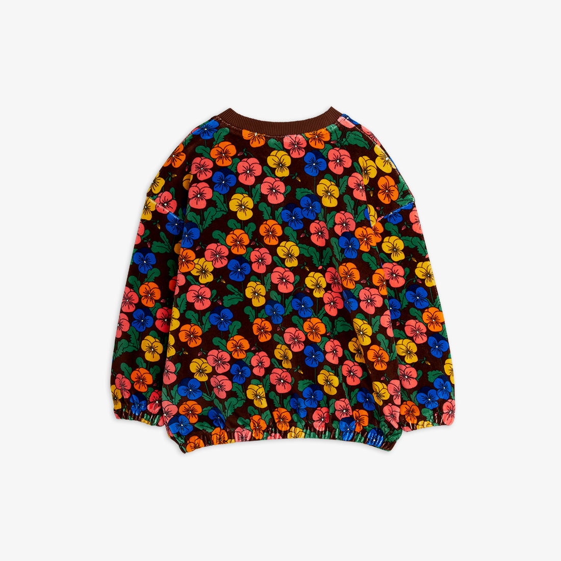Violas aop velour sweatshirt, Mini Rodini