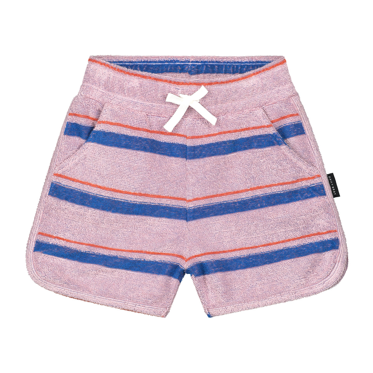 striped towel shorts breezy lilac, Daily Brat
