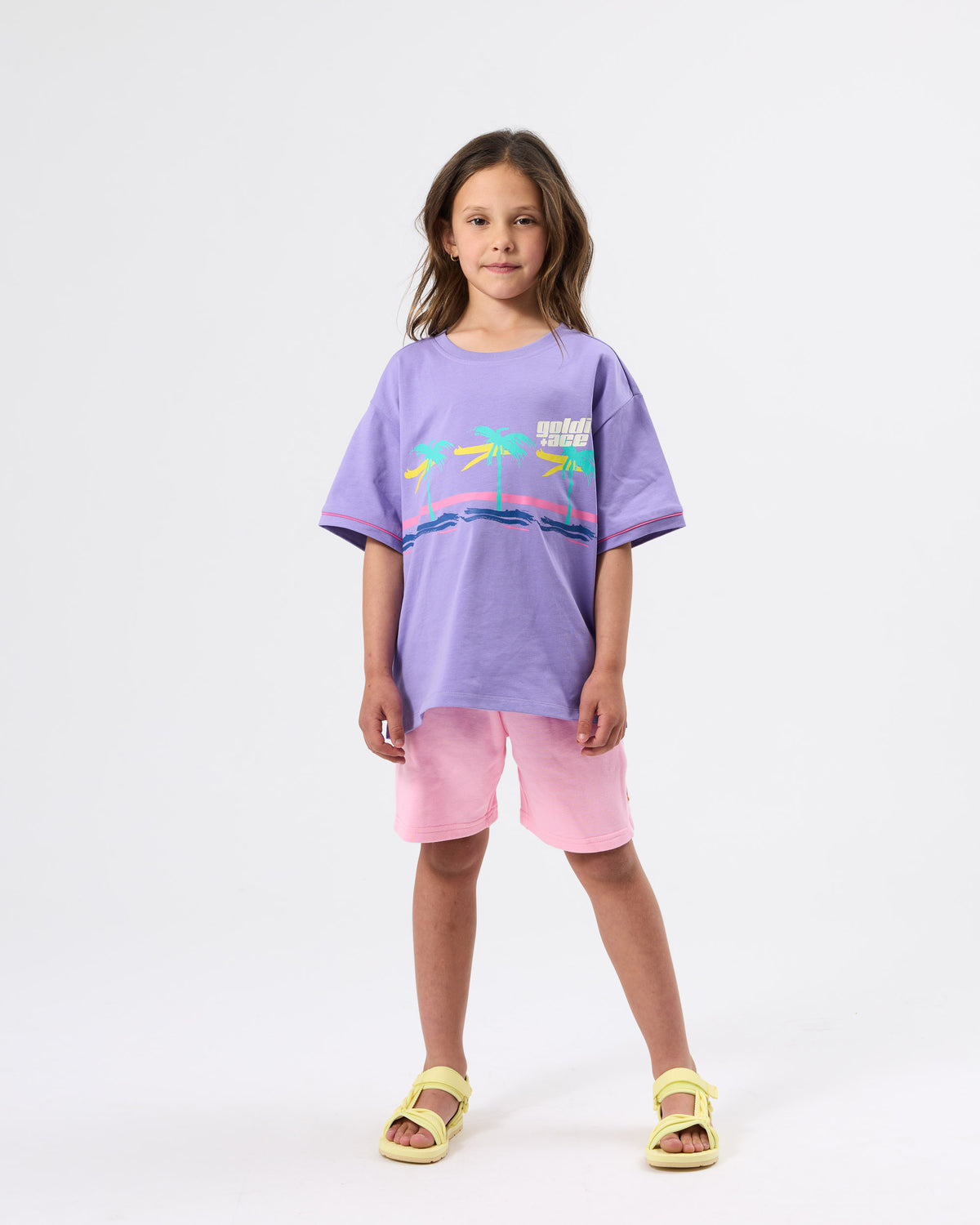 Oversized Palm T-shirt, Goldie & Ace