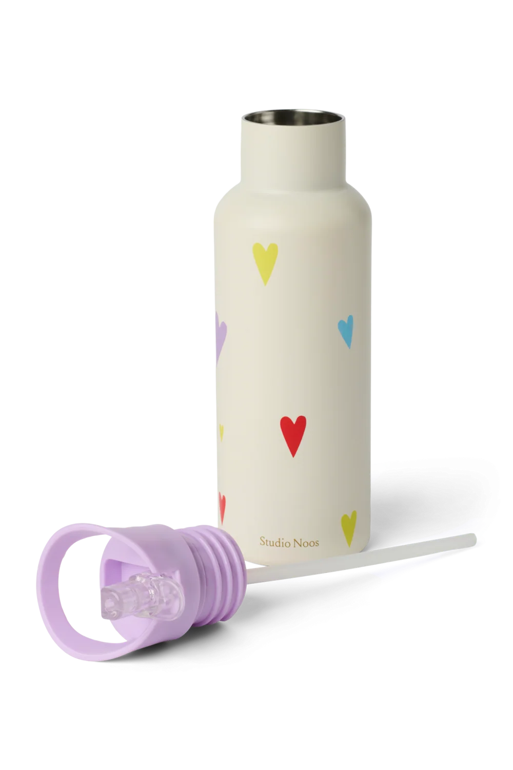 Drink bottle Hearts 500ML, Studio Noos