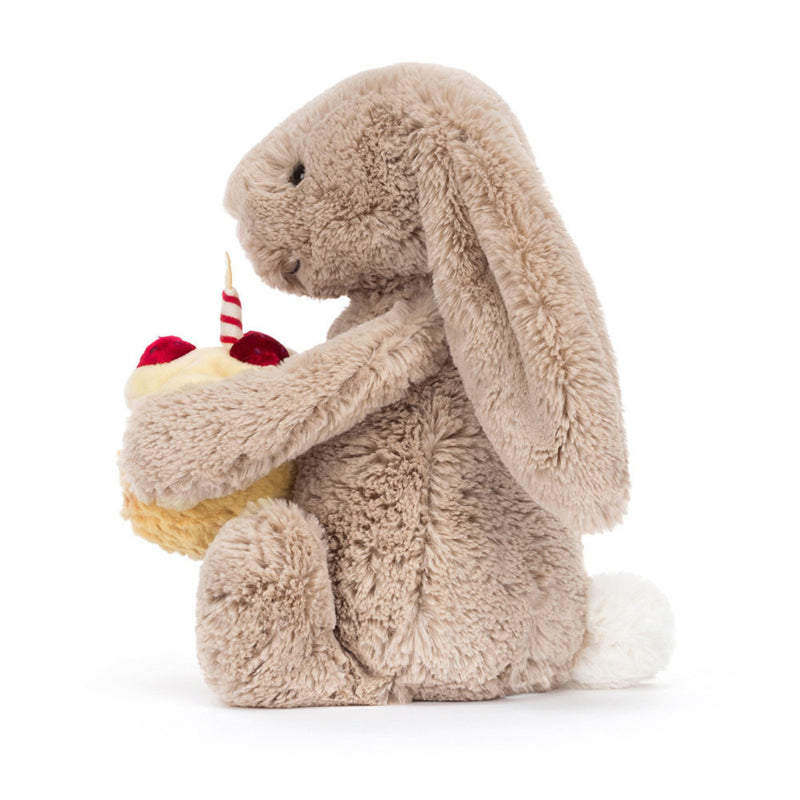 Bashful beige birthday Bunny, Jellycat