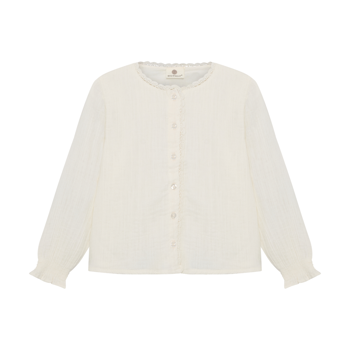Blouse pearled Ivory, Enfant