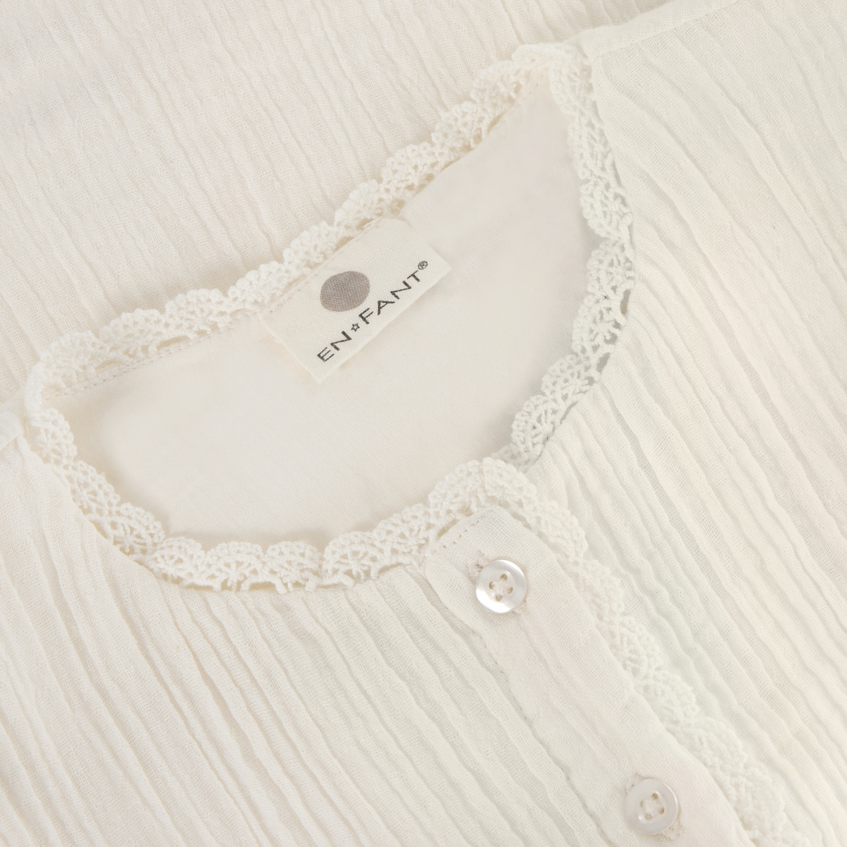 Blouse pearled Ivory, Enfant