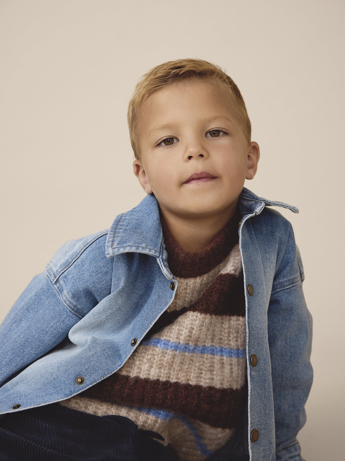 Pullover knit Chatau Gray, Enfant