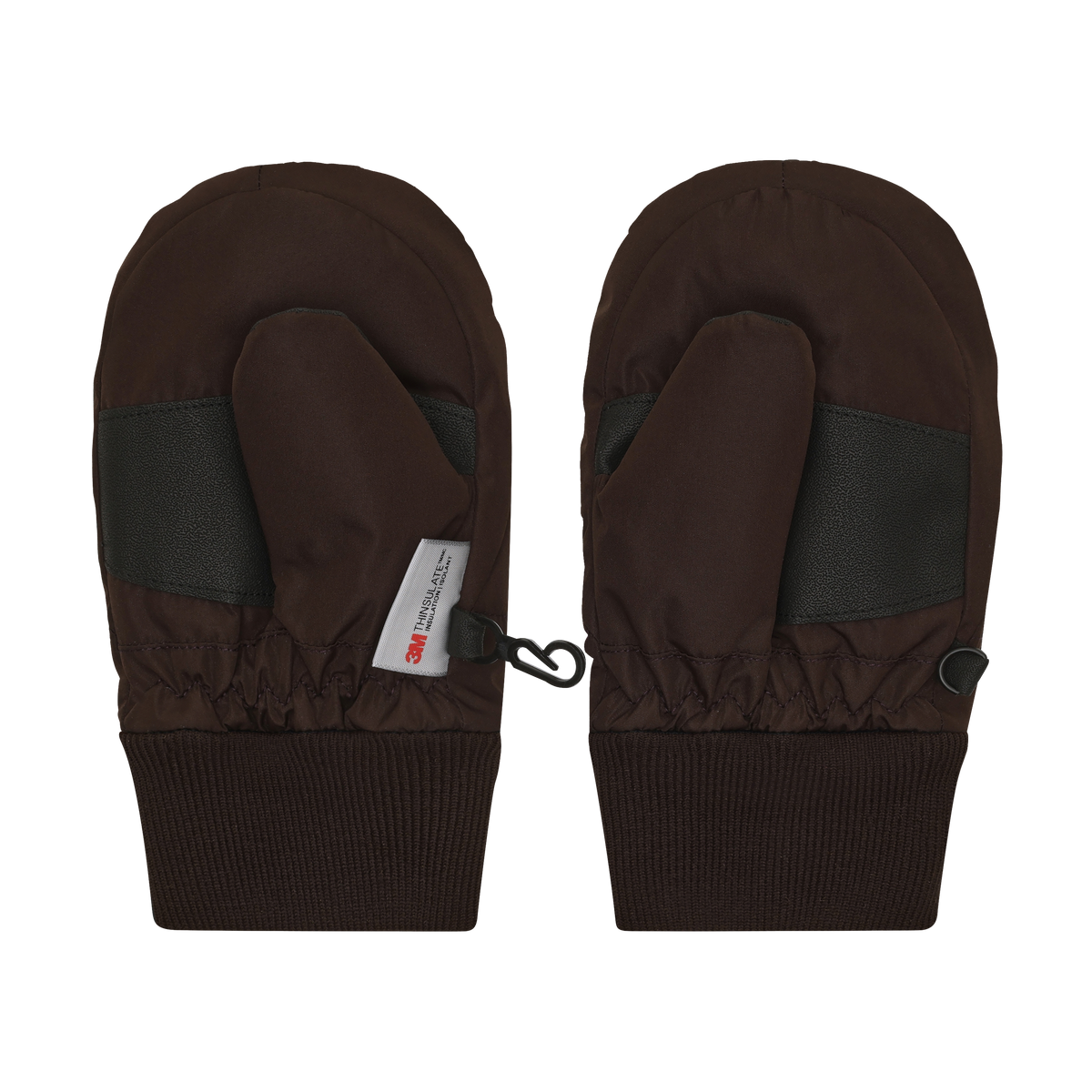 Mittens Waterproof fabric coffee bean, Enfant