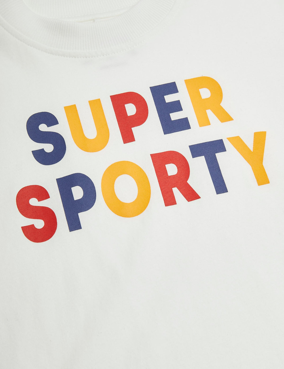 Super sporty T-shirts off white, Mini rodini