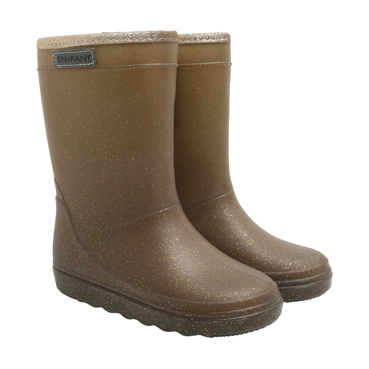 Thermo boots Glitter Coffee Bean, Enfant