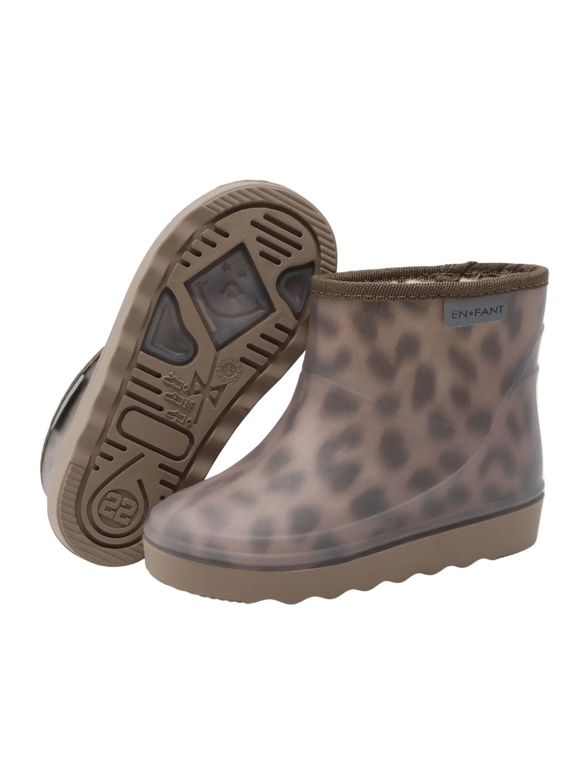 Thermo boots Pine bark print short, Enfant
