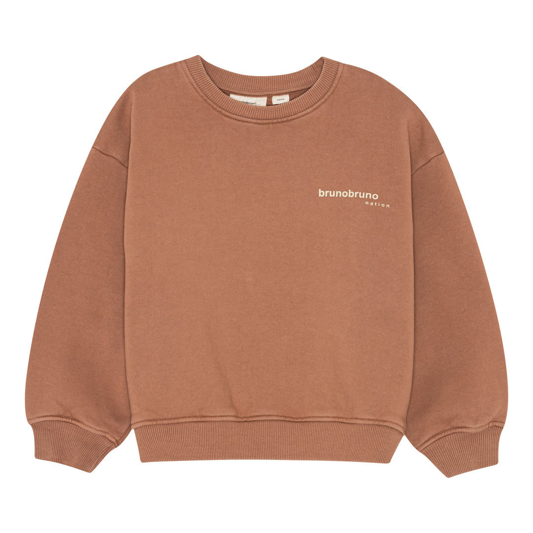 Norah Sweatshirt Clove Bordeaux, Bruno Bruno Nation