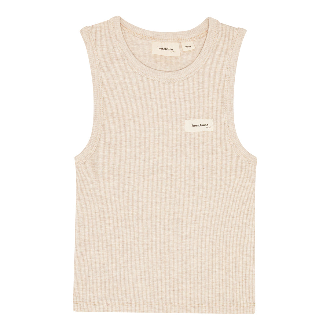 Elliot Tank Top White Melange, Bruno Bruno Nation