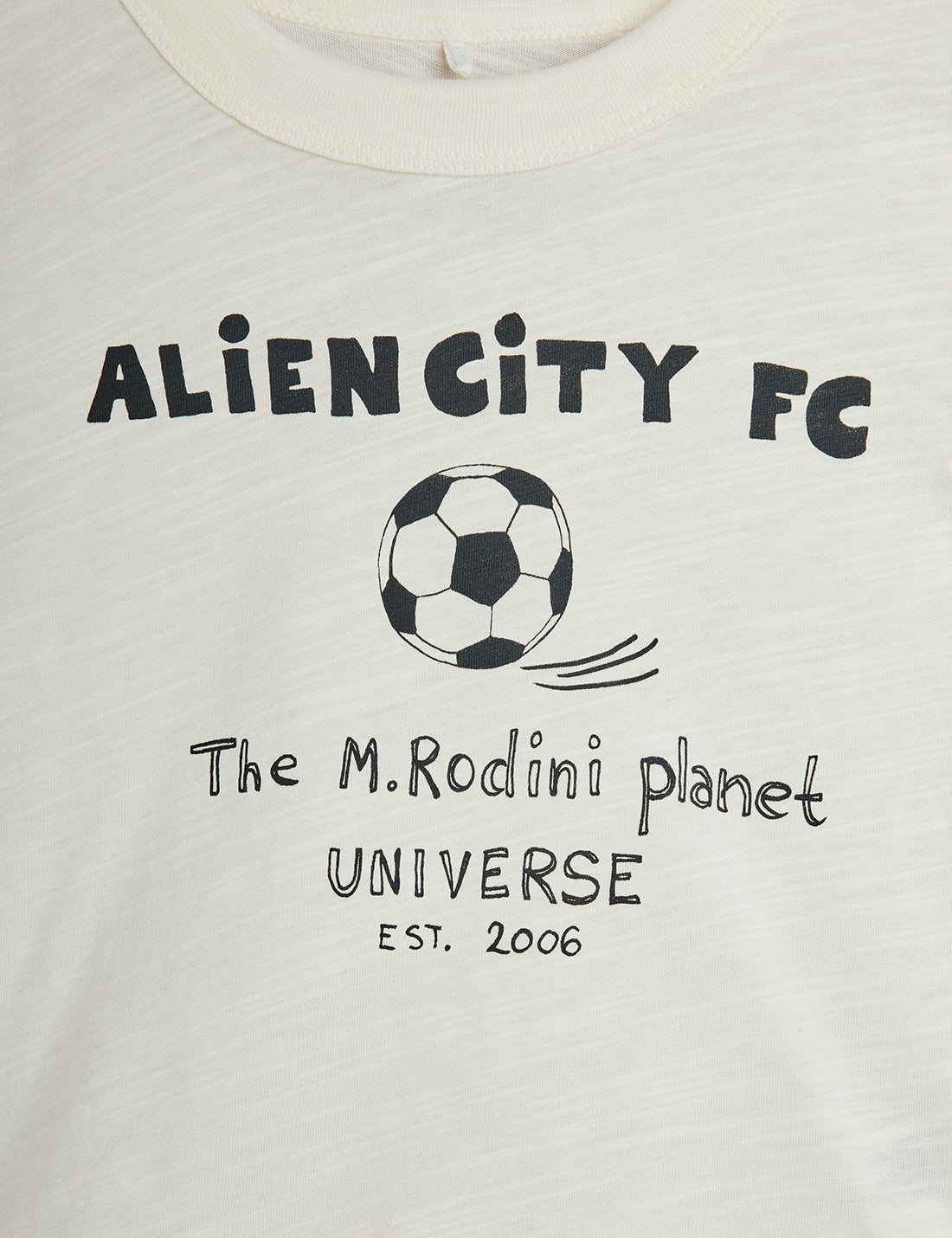 FC Alien city  T-shirt off white, Mini Rodini