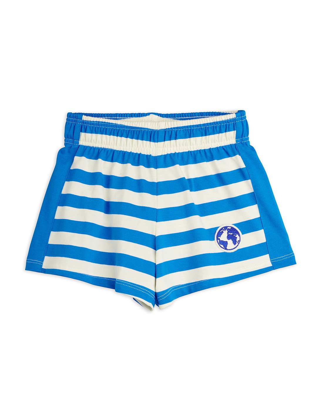 Earth stripe blue shorts, Mini Rodini