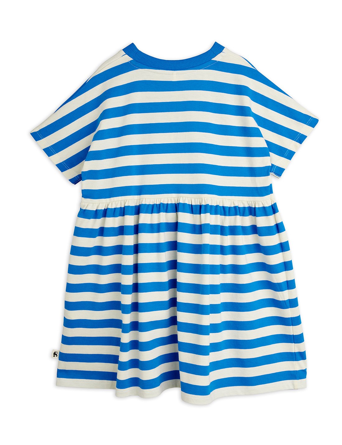 Earth stripe blue dress, Mini Rodini