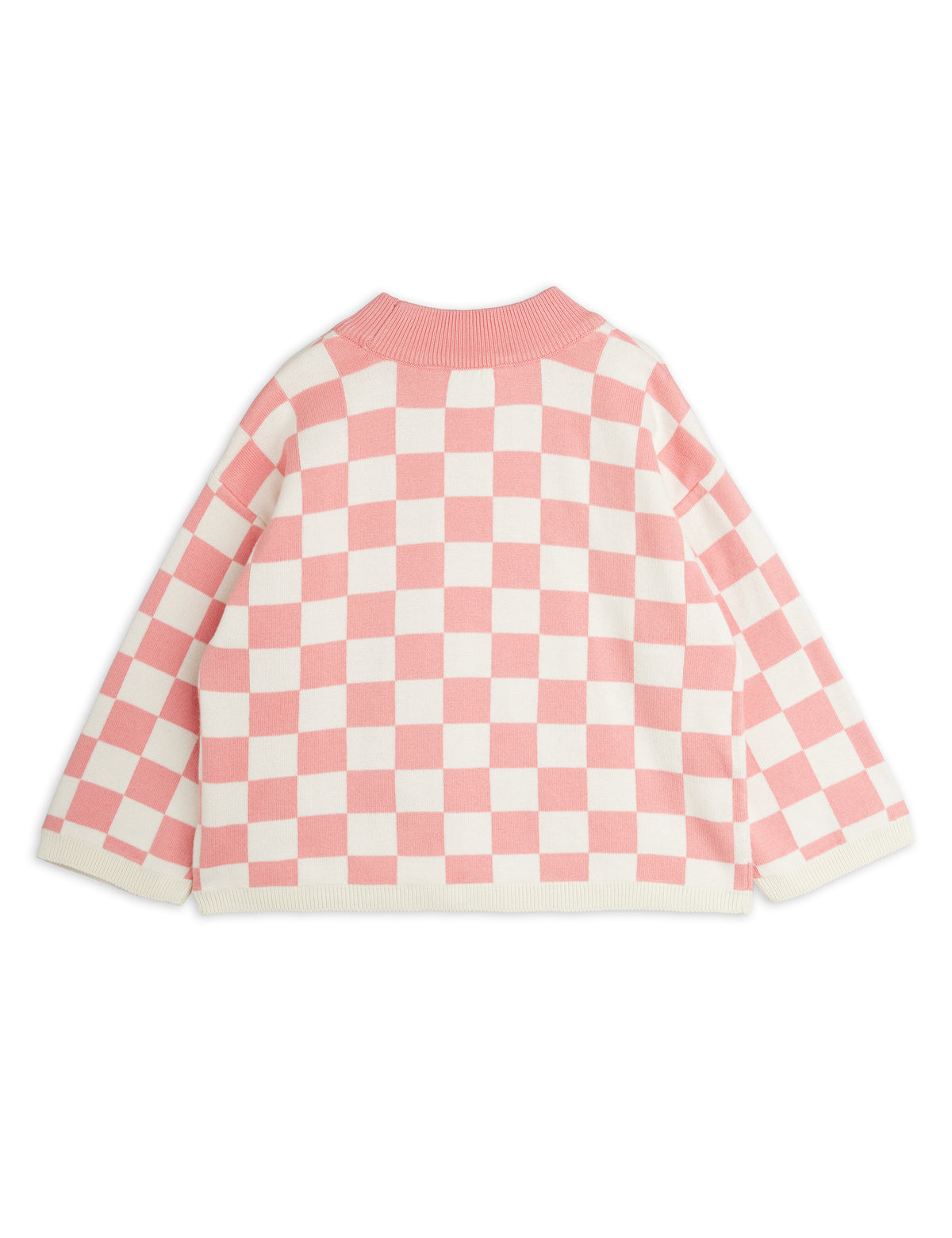 Chess check knitted sweater, Mini Rodini