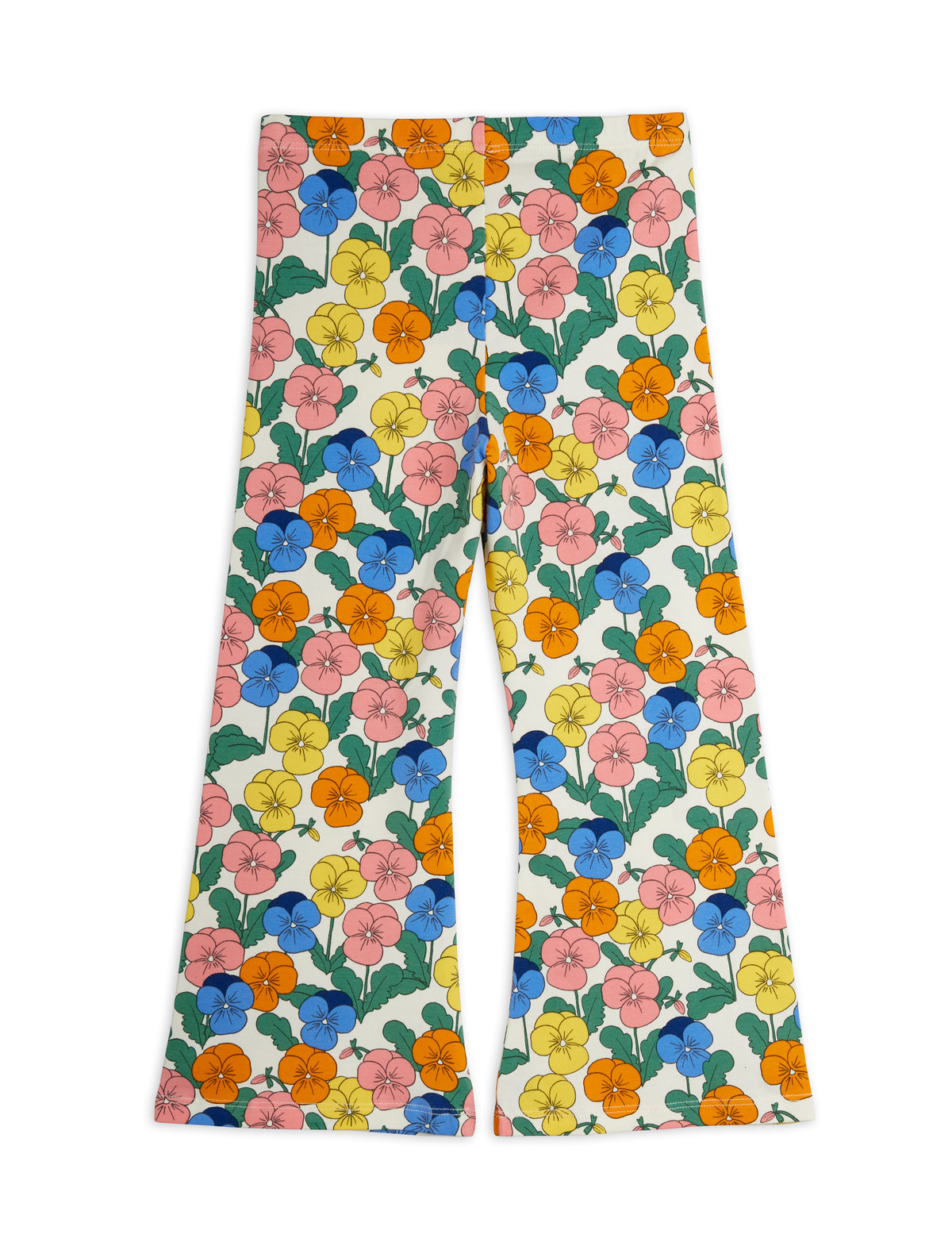 Violas aop flared trousers, Mini Rodini