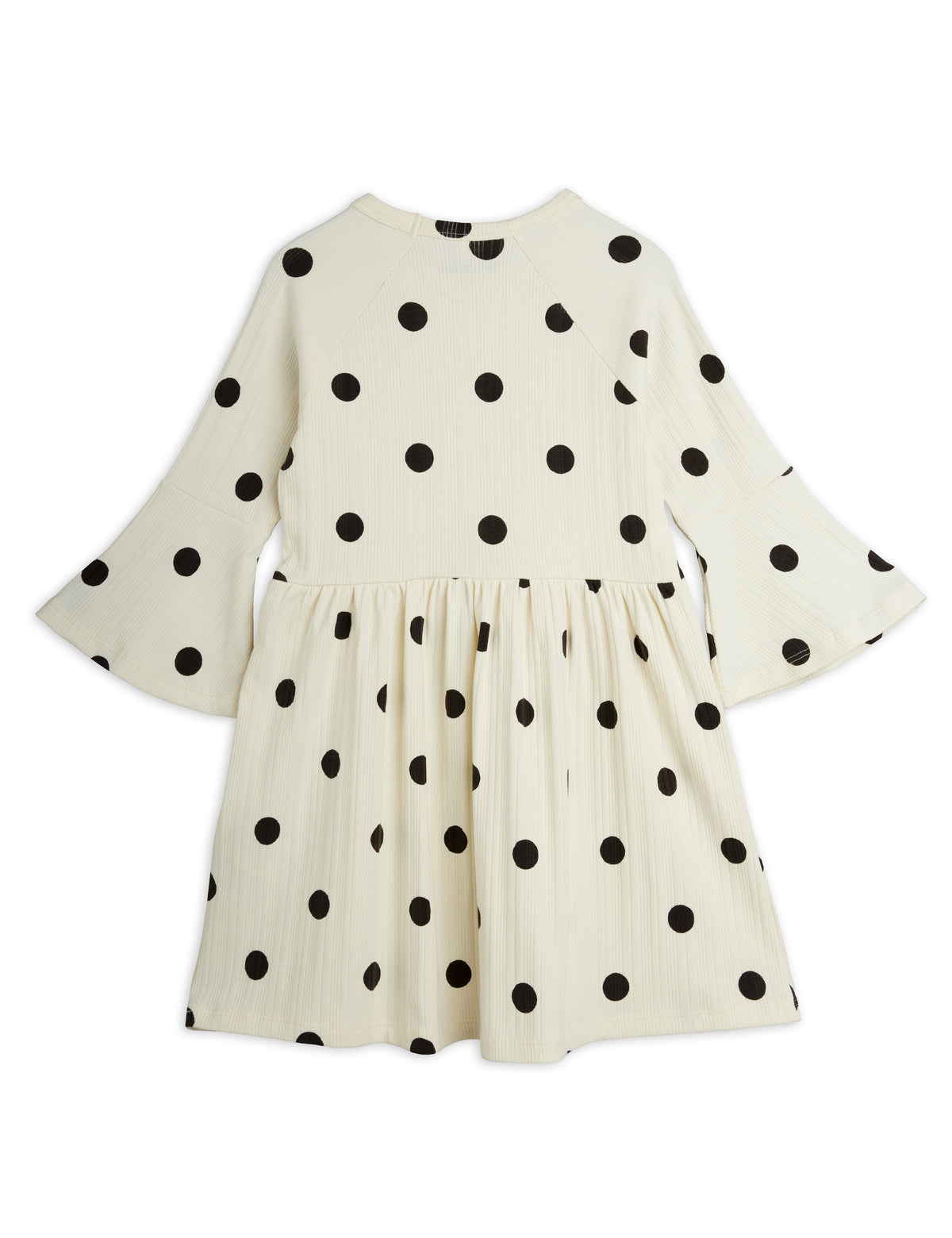 Dots aop dog trumpet sleeve dress, Mini Rodini