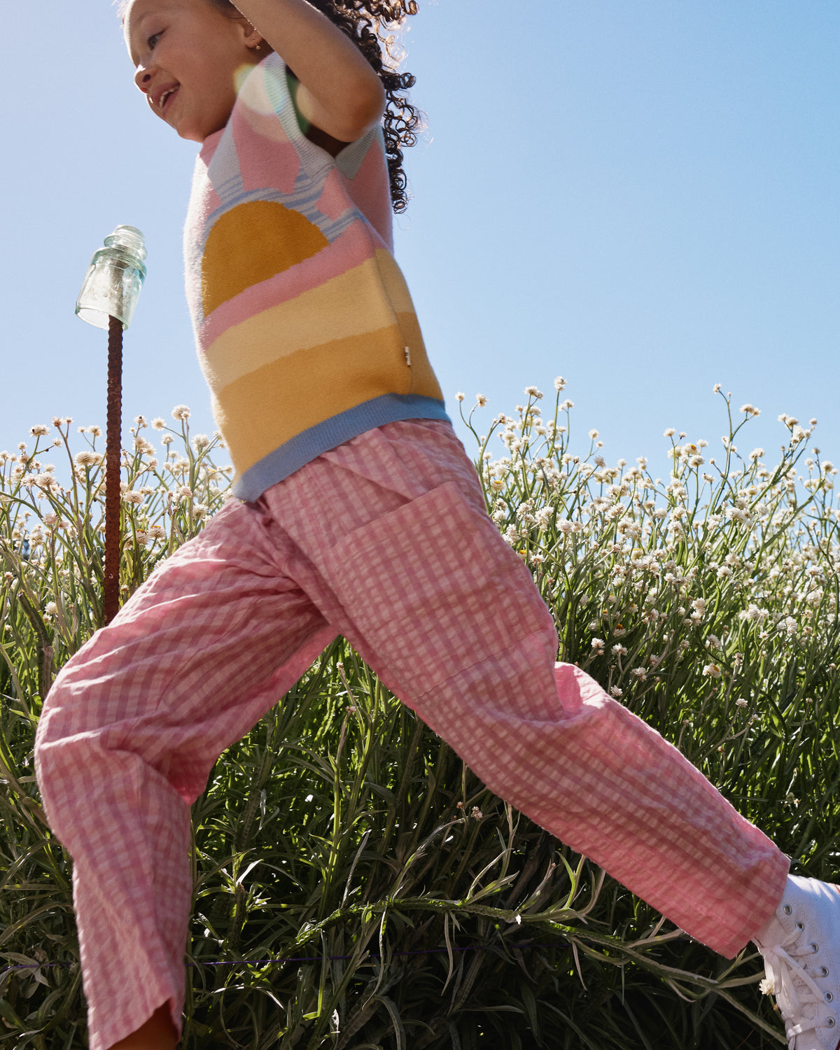 Sunrise knit vest, Goldie & Ace