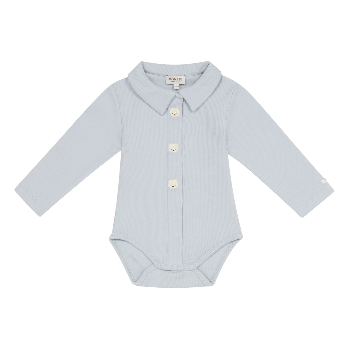 Finnian Bodysuit | Polar Bears Ice Blue, Donsje Amsterdam