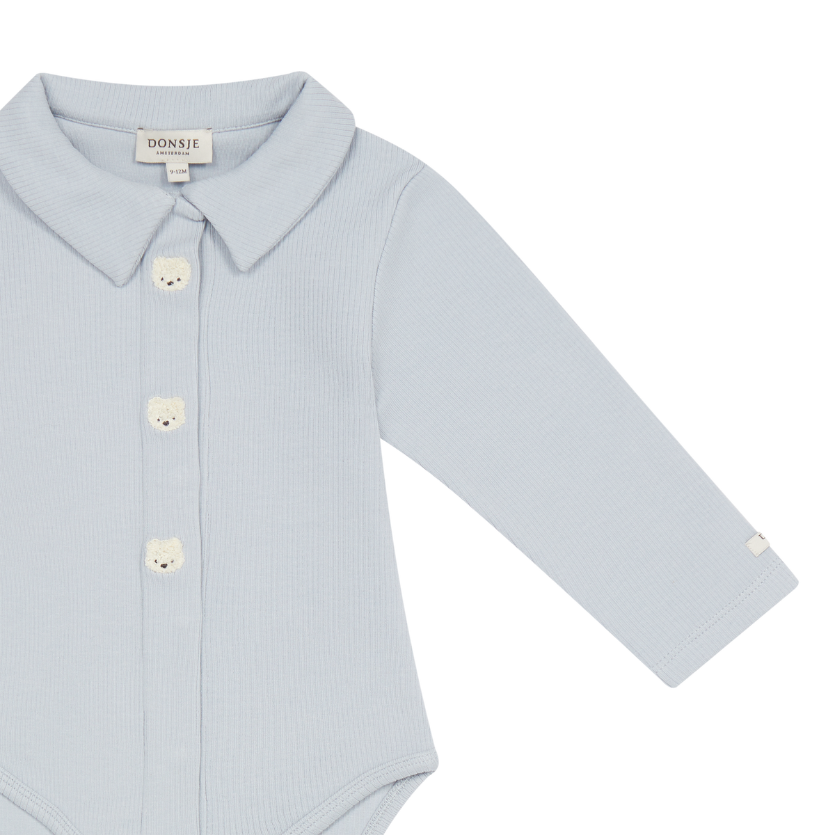 Finnian Bodysuit | Polar Bears Ice Blue, Donsje Amsterdam