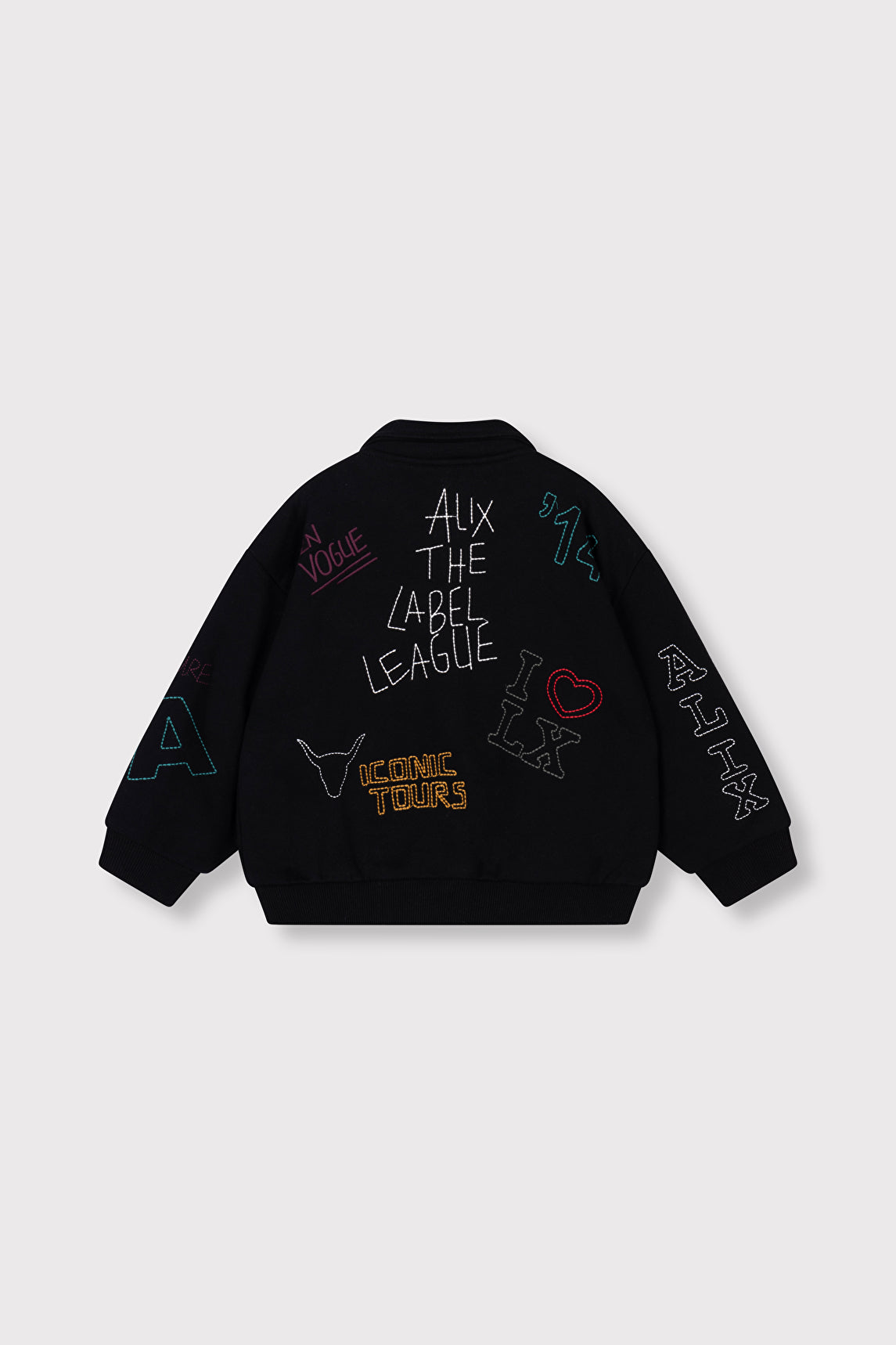 Kids knitted patches jacket, alix the label