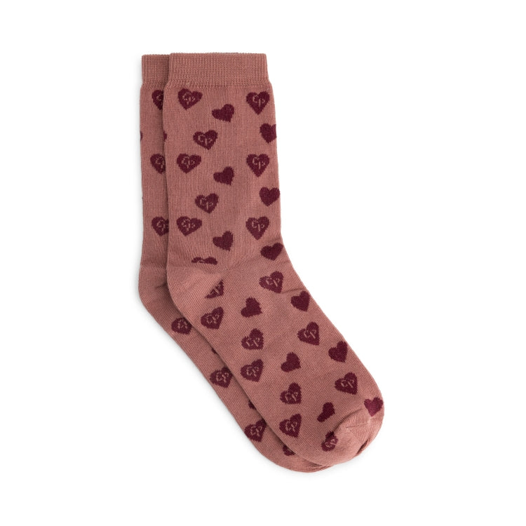 Seven socks pink with bordeaux, Chatlie Petite