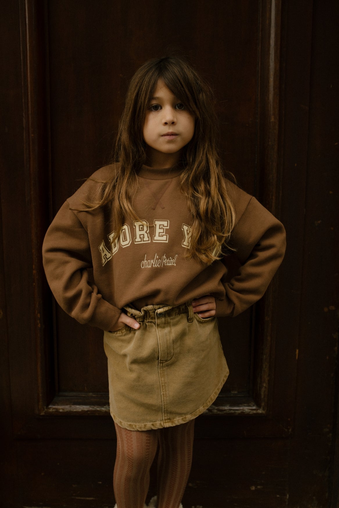 Lux sweater Brown, Charlie Petite