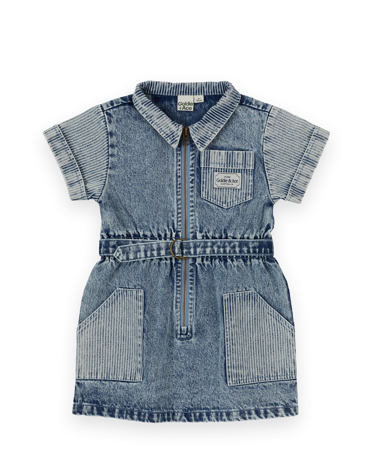 Dress denim Piper Pin stripe Goldie & Ace