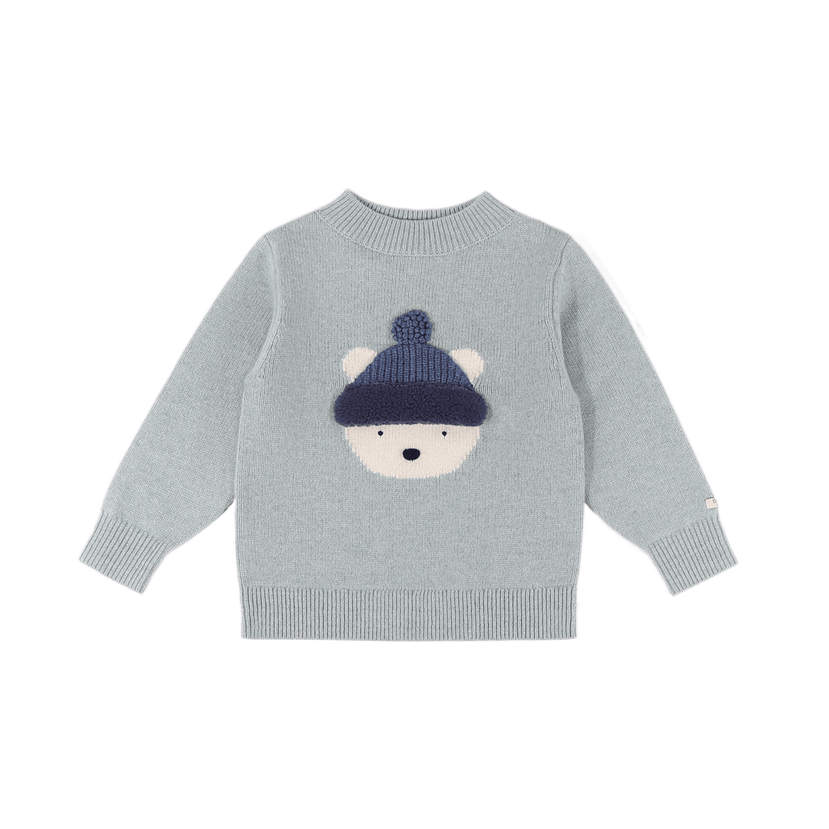 Denn Merino Wool Sweater | Polar Bear Cloud Blue, Donsje Amsterdam