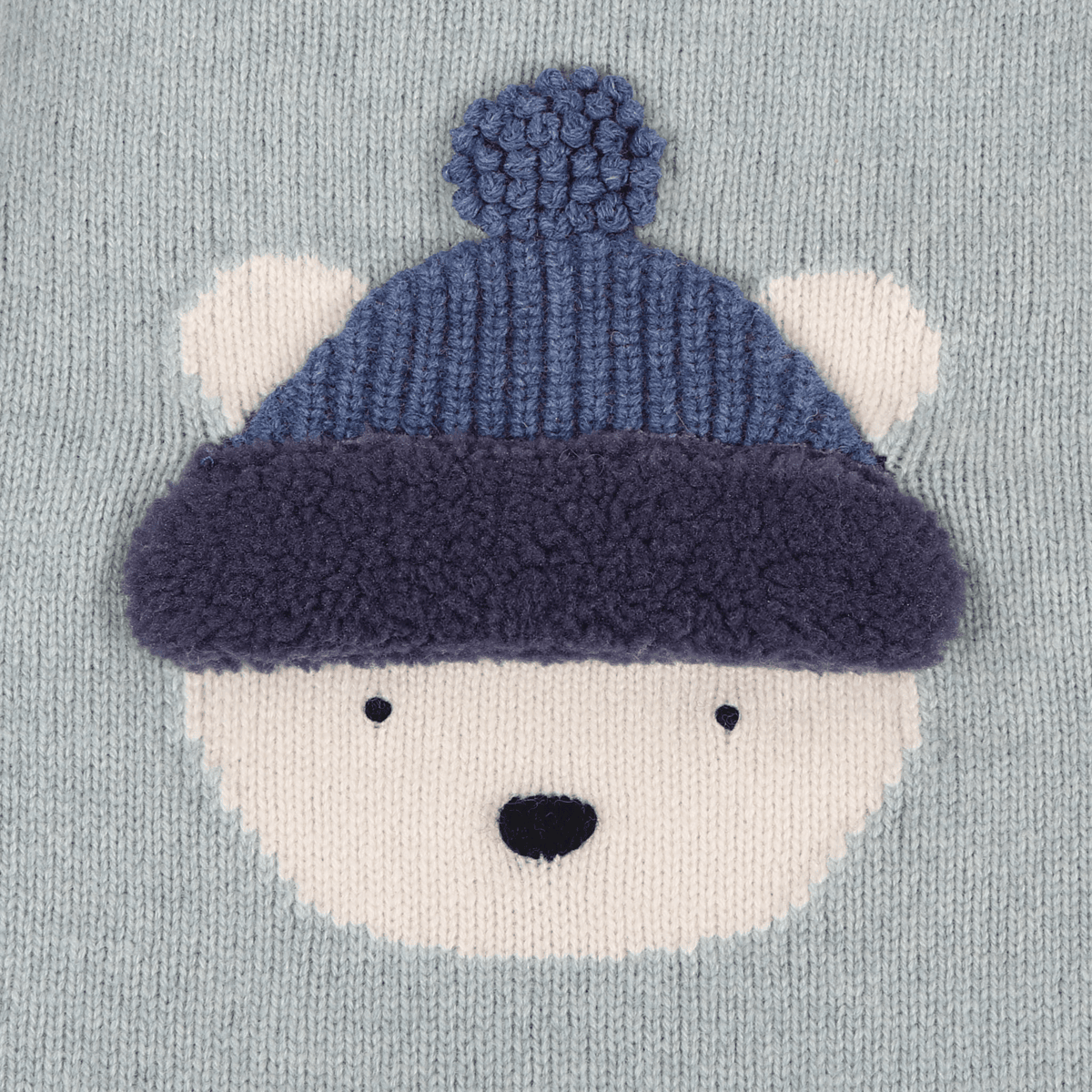 Denn Merino Wool Sweater | Polar Bear Cloud Blue, Donsje Amsterdam