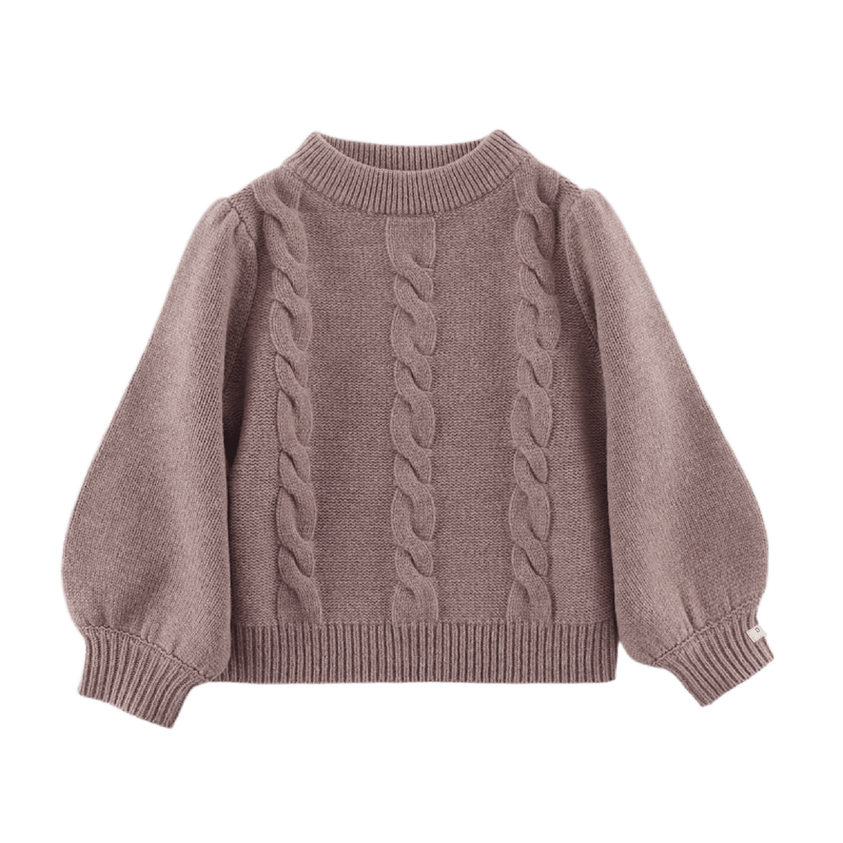 Niena Merino Wool Sweater Dark Tauper Melange, Donsje Amsterdam