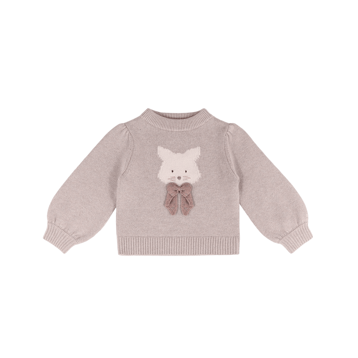 Denna Merino Wool Sweater | Cat Ash Rose Melange, Donsje Amsterdam