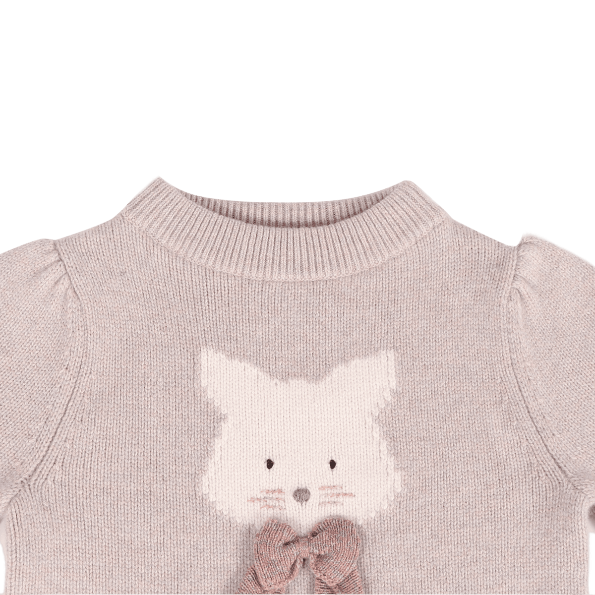 Denna Merino Wool Sweater | Cat Ash Rose Melange, Donsje Amsterdam