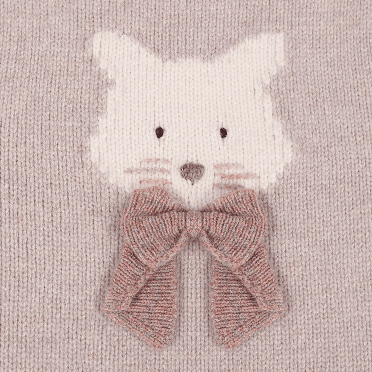 Denna Merino Wool Sweater | Cat Ash Rose Melange, Donsje Amsterdam