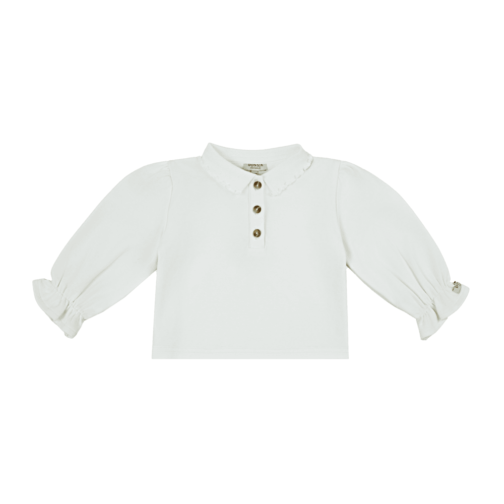 Pluimpje Blouse Off White, Donsje Amsterdam