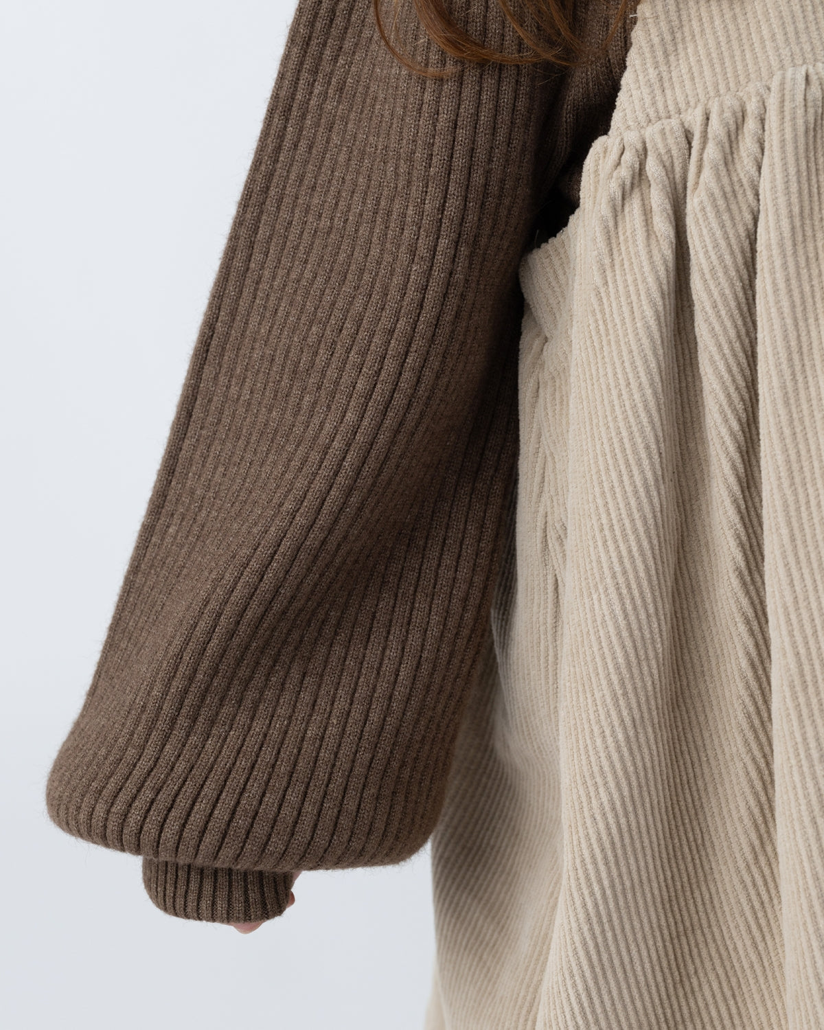 Ada Sweater Pecan Brown, Melange, Donsje Amsterdam