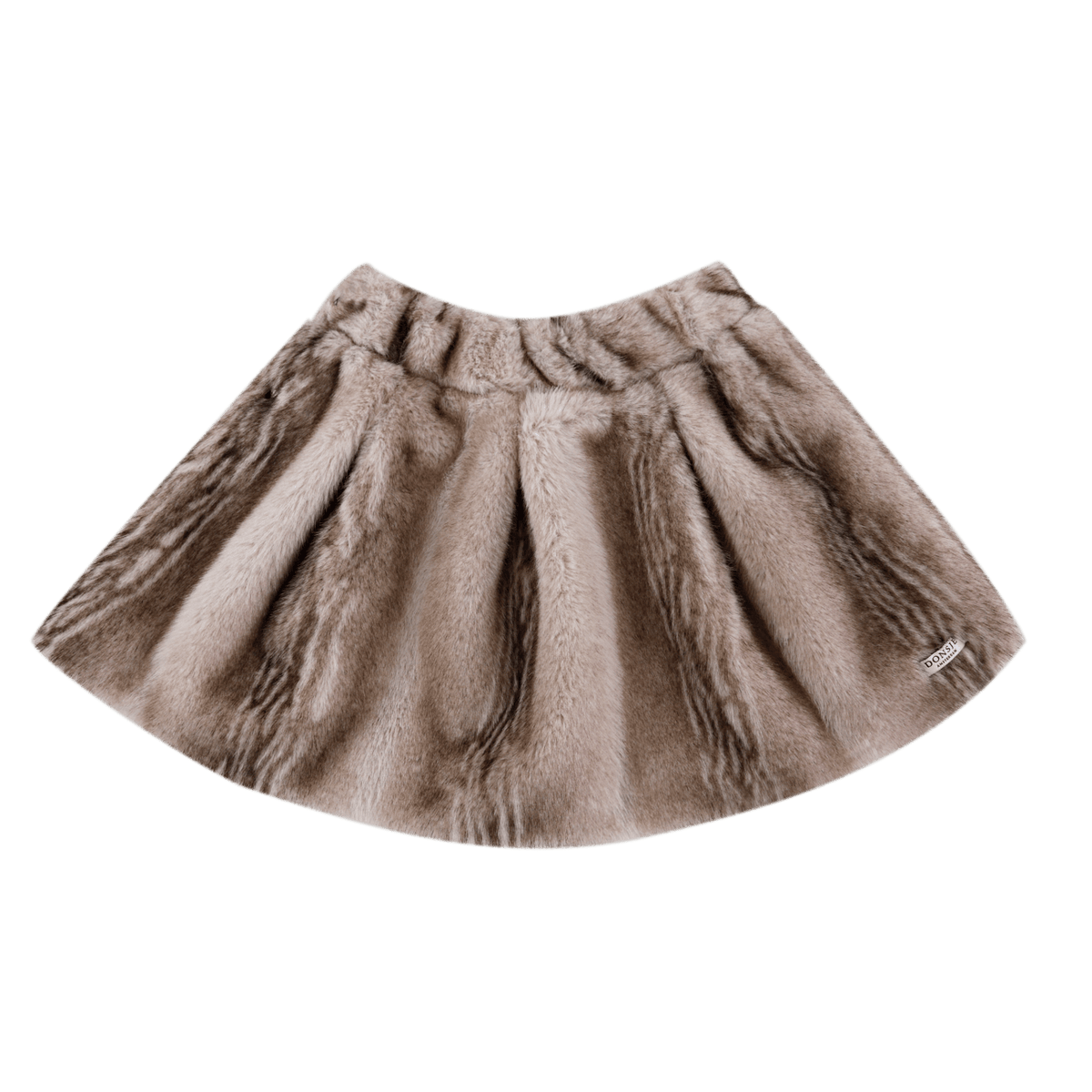 Isabelle Skirt Soft Taupe Stripe, Donsje Amsterdam