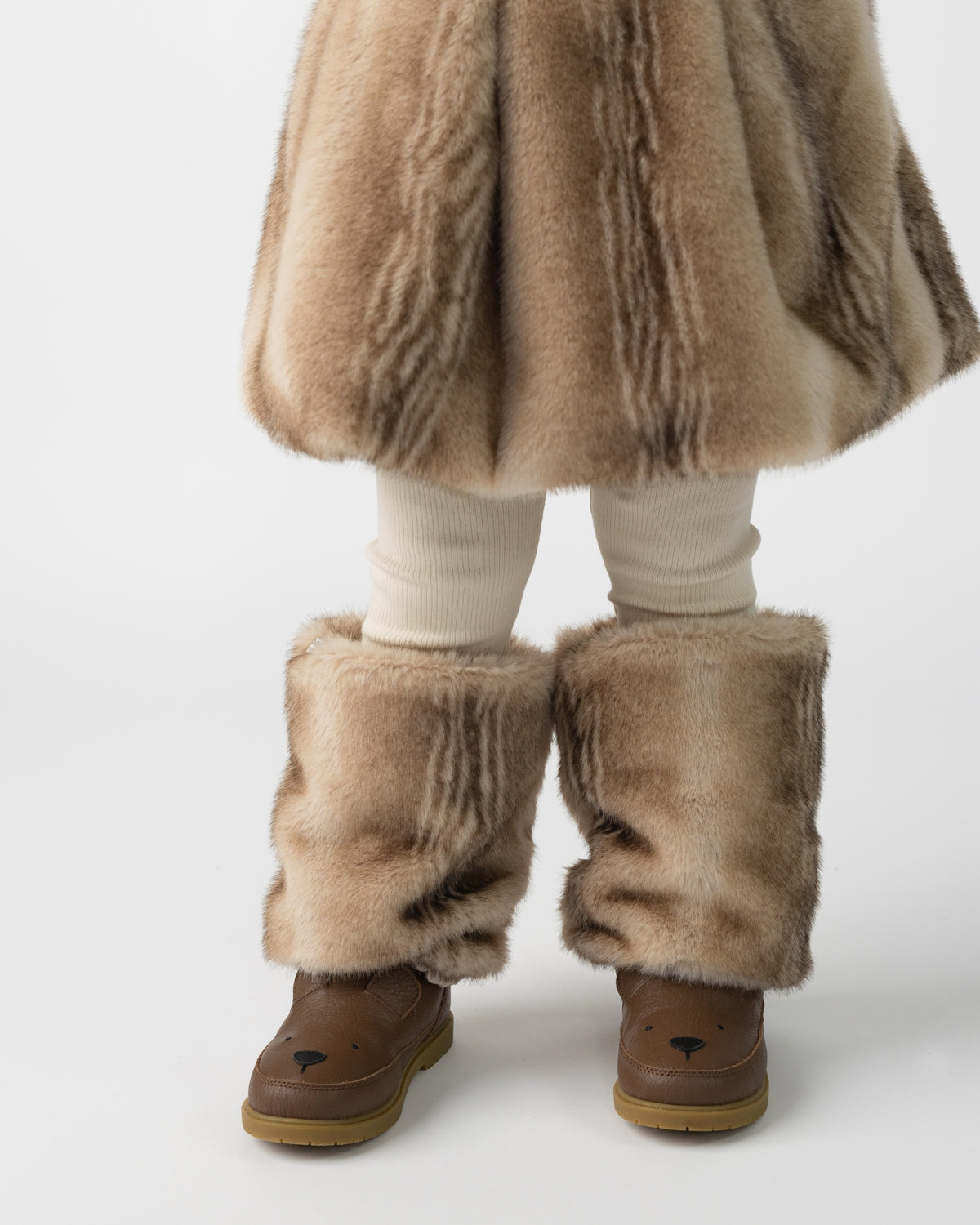 Isabelle Skirt Soft Taupe Stripe, Donsje Amsterdam