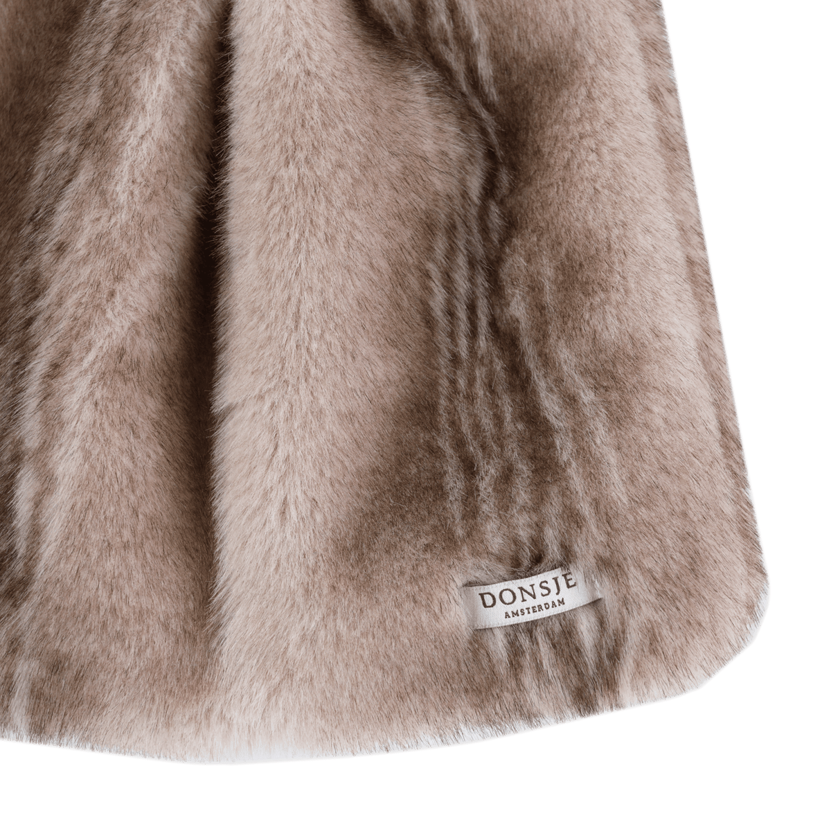 Isabelle Skirt Soft Taupe Stripe, Donsje Amsterdam