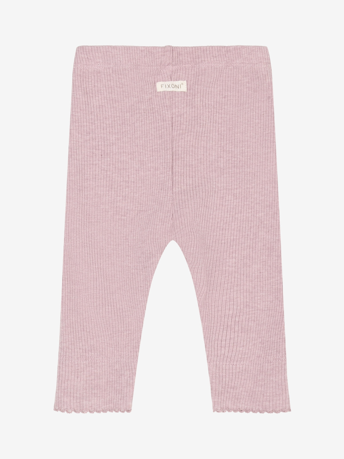 Legging pale mauve rib, Fixoni
