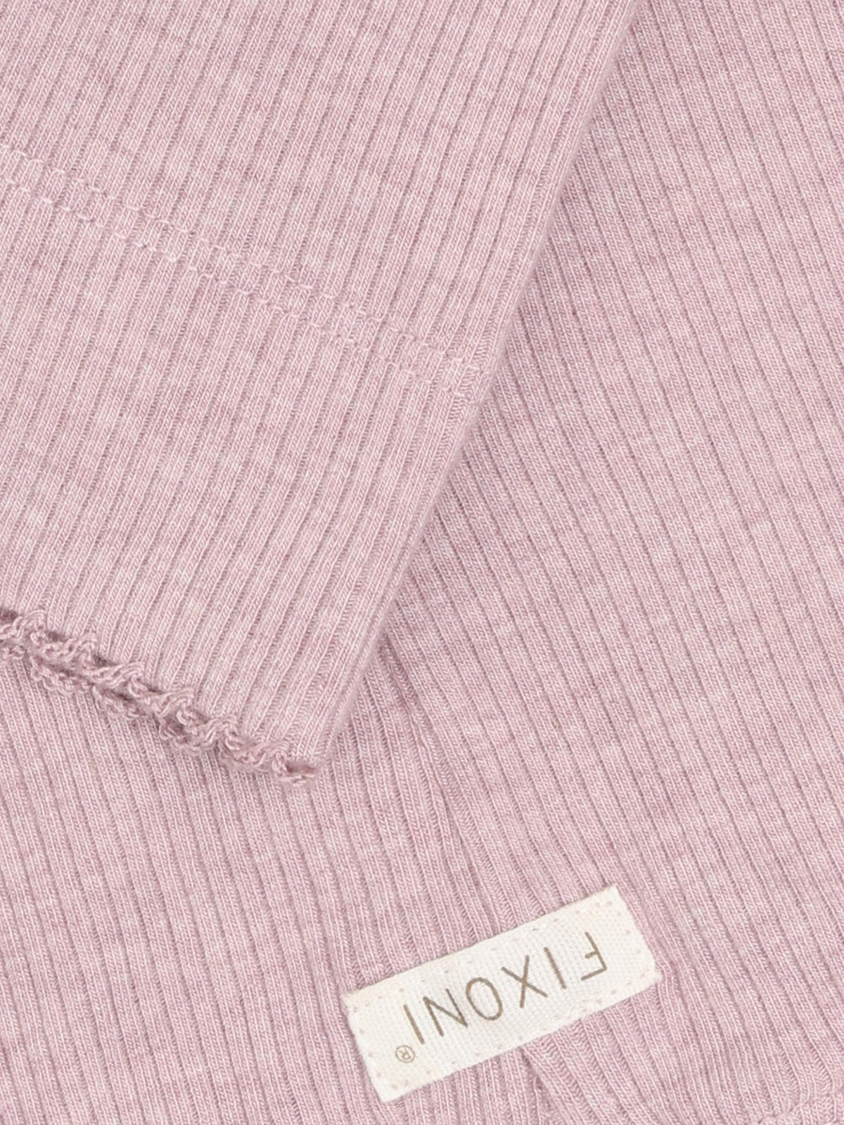 Legging pale mauve rib, Fixoni