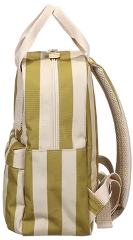 Ole backpack small stripes vanilla/seaweed