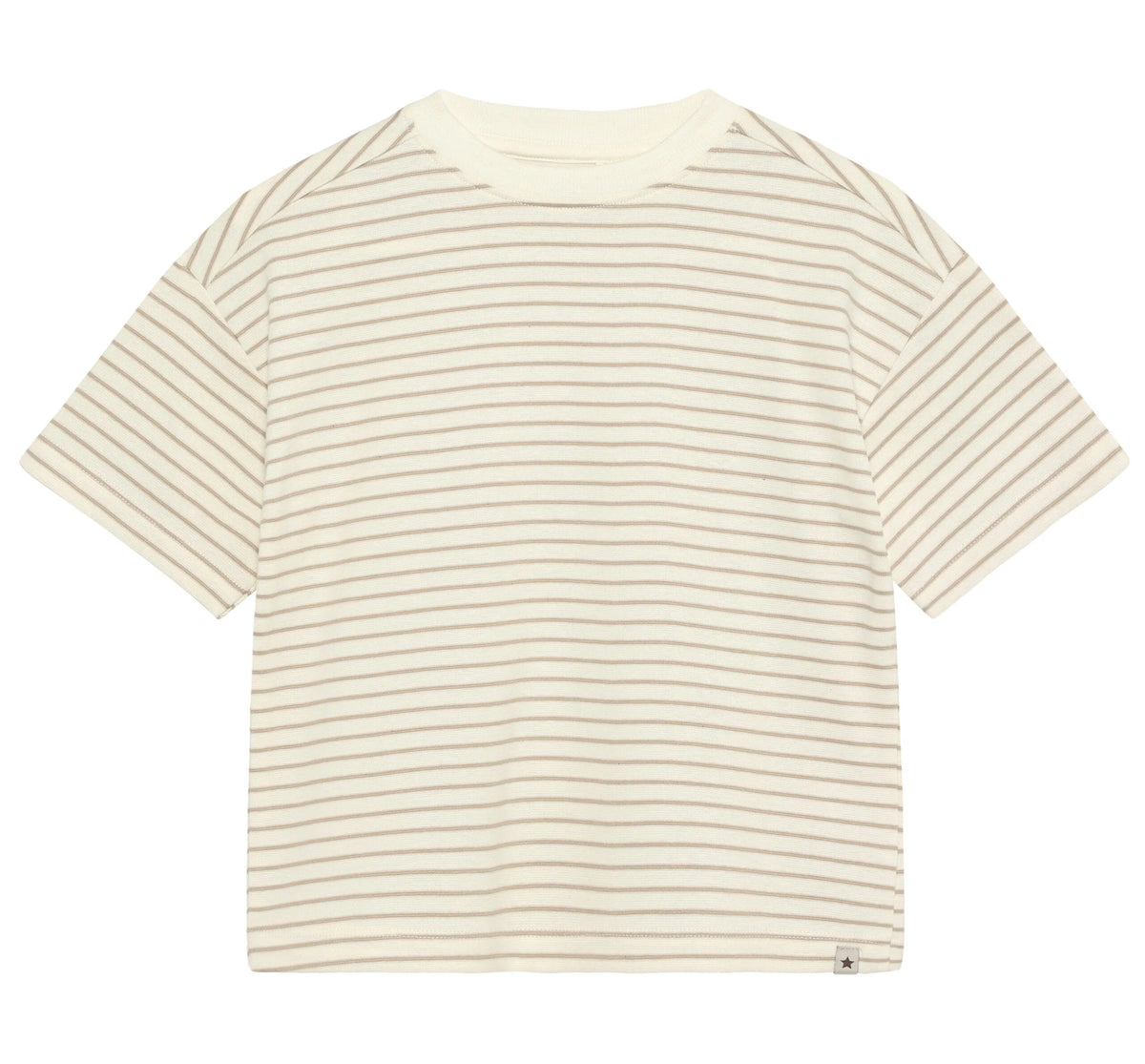 T-shirt SS YD Stripe White pepper, HUTTEliHUT