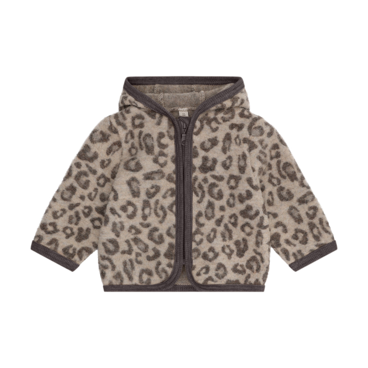 Wool fleece jacket Leopard, Huttelihut