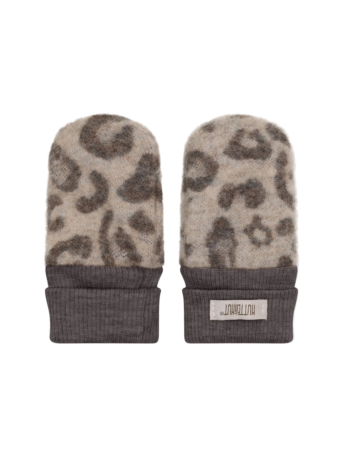 Mittens wool Leopard, Huttelihut